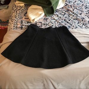 Black skater skirt